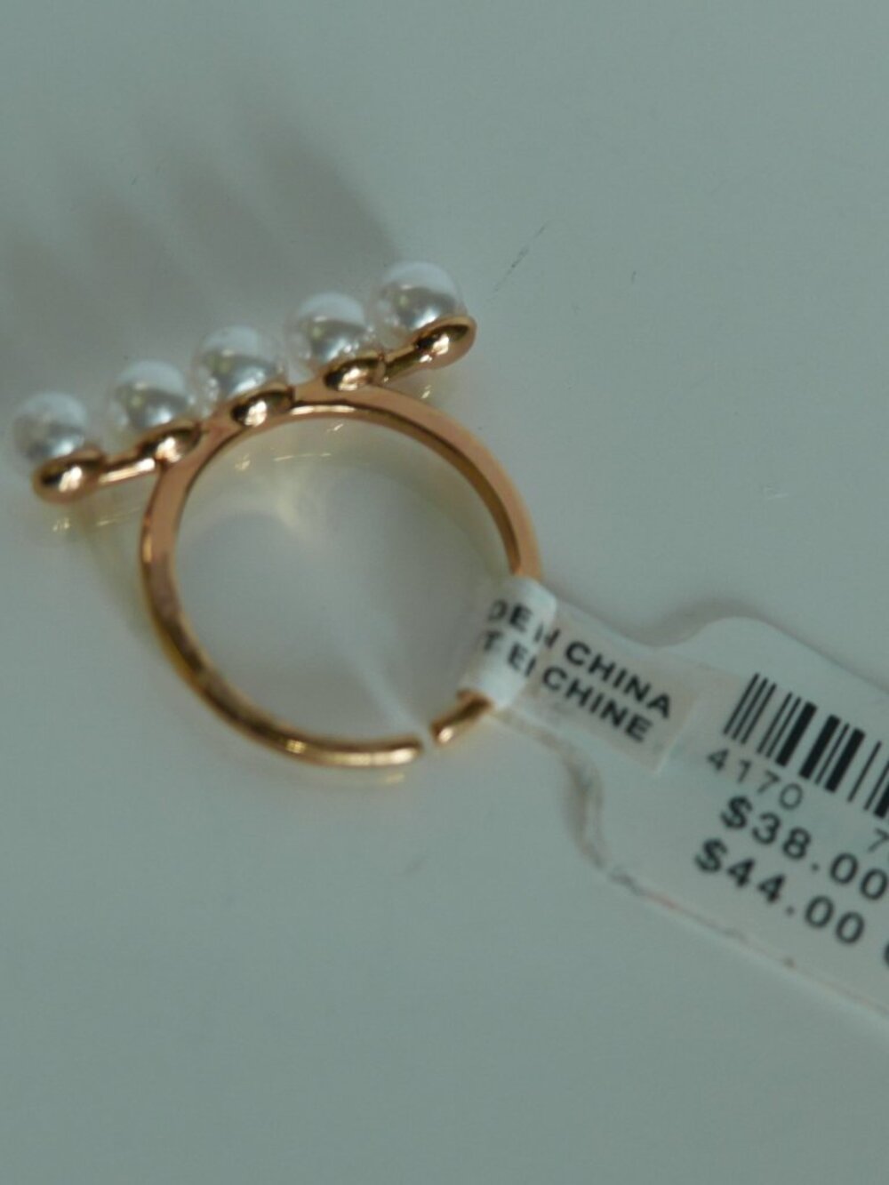 Anthropologie Ring - Multi Pearl Costume Ring
